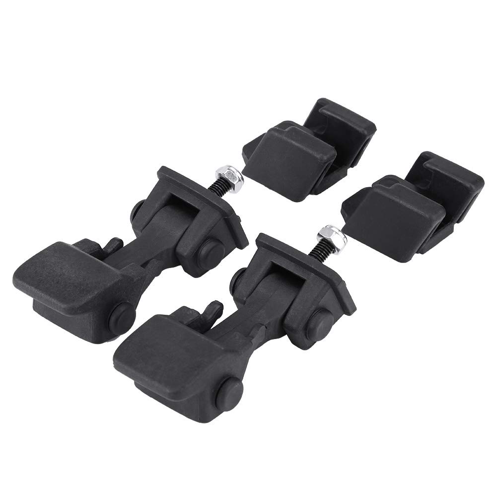 Hood Catch, 2 Sets of Hood Latch Safety Catch and Bracket for Wrangler TJ 97-06 55176636AD 55395652AC