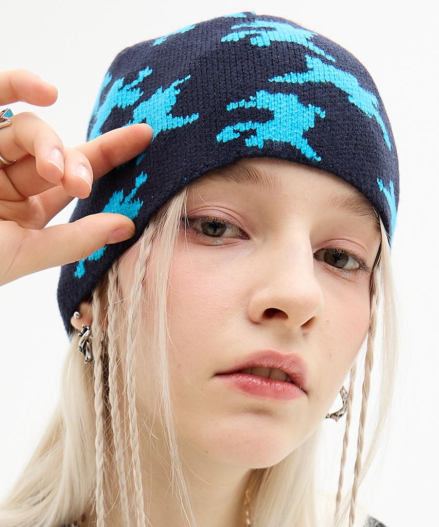 LUVISTRUE Dn 2D Cat Beanie(Navy)