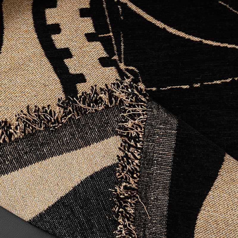 Anti Cat Scratching Luxurious Chenille Sofa Covers with Elegant Fringe Texture Heavyweight Cozy Blanket for Home Couch Bed Decor