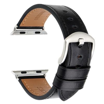Pasek do zegarka Wysokiej jakości skórzany pasek do Apple Watch6 SE 5 4 3 2 1 38mm 40mm Męski skórzany pasek do zegarka do iwatch5 44mm 42mm Gorąca sprzedaż