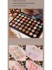 40-Farben Lidschattenpalette in Erdtönen für Anfänger – Perfekt für das tägliche leichte Make-up