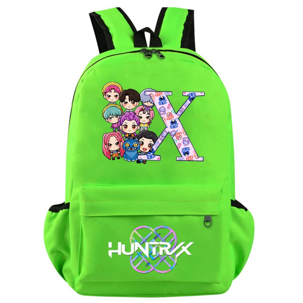 Anime 26 English Letter Kpop Demon Hunters Printed Backpack for Teenager Student Girl Boy Bookbag Schoolbag Women Large Capacity Travel Bag Kid Gift