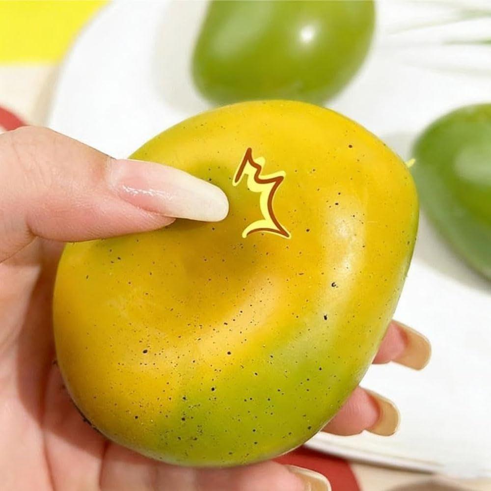 Color Changing Mango Squishy Toy Simulation Mango Decompression Toy New Pinching Toy  Stress Relief