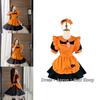 Sexy Lolita Pumpkin Maid Costume Dress For Halloween Party