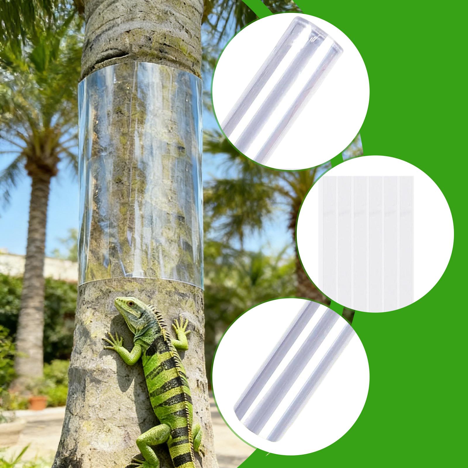 

Tree Trunk Protector Wrap PE Bark Guard Waterproof Plant Fence Animal Deterrent for Climbing Plants in Yard 120cmx40cm