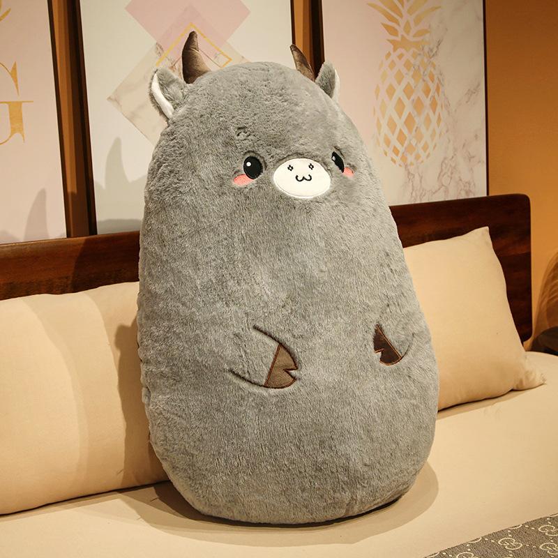 Cute Cute Shark Husky Pillow Plush Toy Dinosaur Doll Home Sofa Pillow Cushion Doll