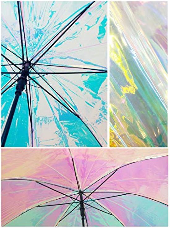 Aurora Vinyl Rain Long 8 Automatic Opening Rain GPT [Suitcase Company] Umbrella, Umbrella, Umbrella, 60cm, Ribs, Stylish, Women's/Girls', Umbrella,