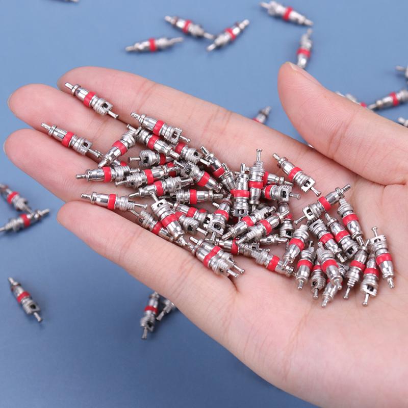 20PCS Zinc alloy valve core, automotive tire, electric motorcycle, bicycle, vacuum tire, valve core