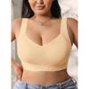 Übergröße Trägerloser Nahtloser Tank-Top-Stil Push-Up BH für Damen mit großer Brust
