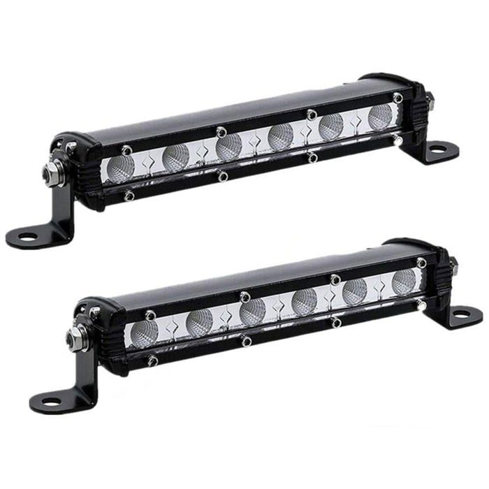 18cm 18W Feux de recul led fin 12V, phare de travail led 12v, longue portee led projecteur le