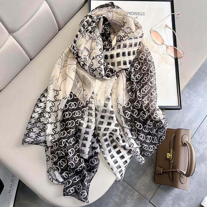Lüks 190X135CM Güneş Koruyucu Eşarp Yeni Kış Sıcak Paşmina Eşarplar Kadın Moda İpek Hicab Hediye Çift Stil Kaşmir Şallar