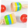 SAFIGLE Set of 2 Wooden X X Kids Skill Kids Kendama Cup Preschool Birthday Gift for Cup and Ball Versatile and Convenient Design Kendama, 12.8 3.7