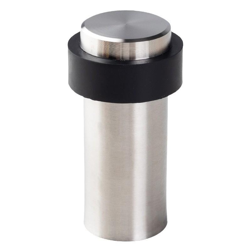 Stainless Steel Door Stopper Round Shape Nonpunching Safety Door Guard For Home Use