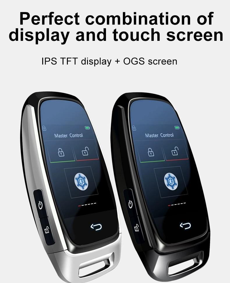 Universal New Style Pke Upgrade Original Remote to Be PKE Remote Smart Auto Screen Touch Car Lcd Smart Key for Start Stop Cars