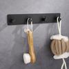 Hanging Stainless Steel Wall Hook 3M Sticker Adhesive Towel Holder Bags Key Hangers  for Home