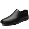 fashion 2024 Men Leather Shoes Moccasins Men's Sneakers Slip On Men Lazy Shoes Lightweight Loafers Male Breathable Outdoor Walking Shoes