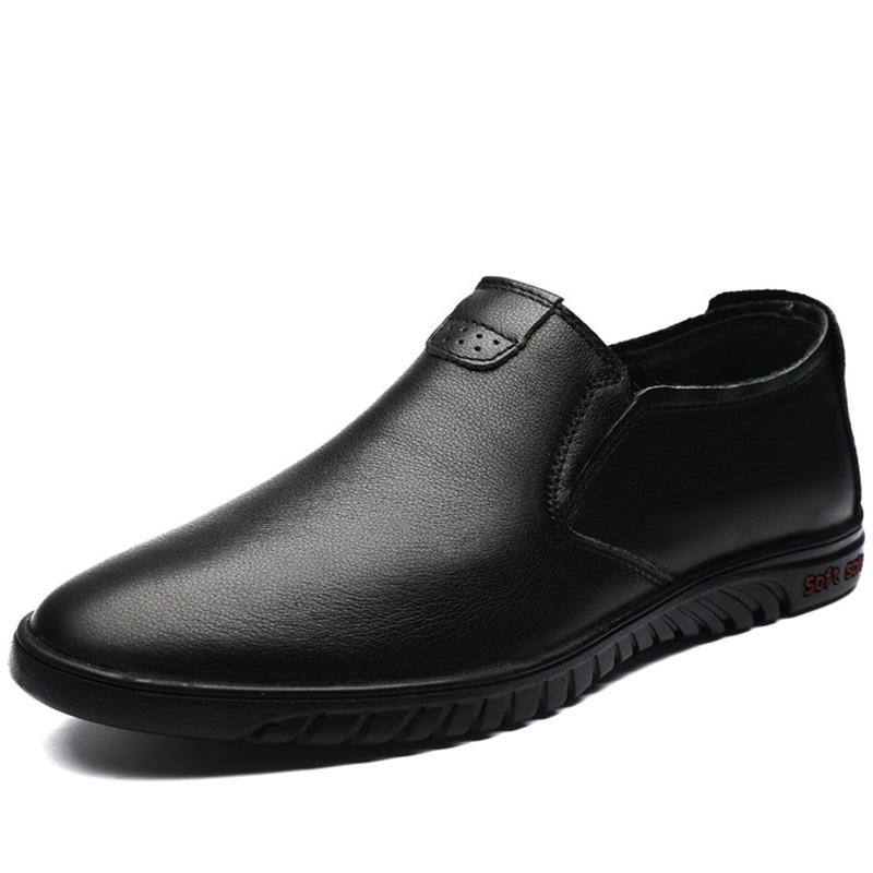 fashion 2024 Men Leather Shoes Moccasins Men's Sneakers Slip On Men Lazy Shoes Lightweight Loafers Male Breathable Outdoor Walking Shoes