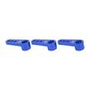3pcs RC Aluminum 25T Servo Horns Metal Steering Arm for 18 110 RC Car Upgrade PartsBlue