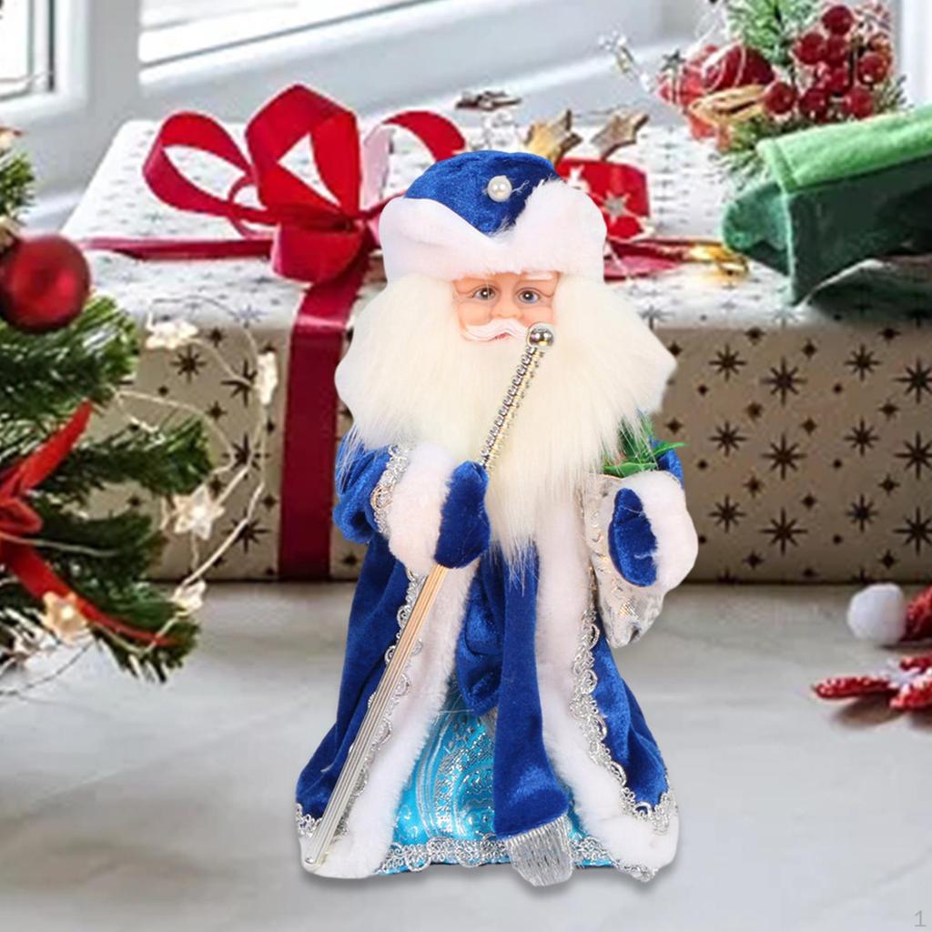 30cm Santa Doll with Music And Dance for Holiday Home Decor