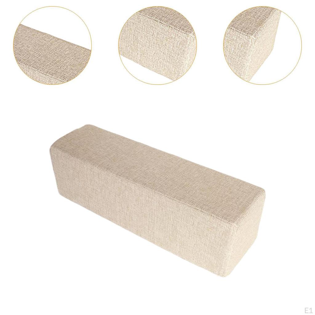 Couch Arm Rest Pillow Armrest Practical Removable Washable Pillowcase Cushion, Elbow Support