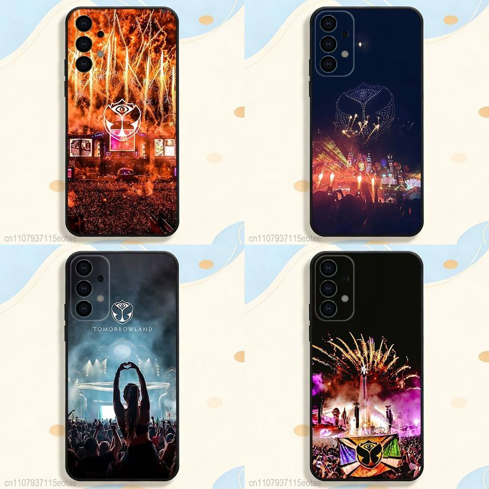 COOLE Tomorrowland Musikfestival Handyhülle für Samsung S26 S24 S22 S25 Ultra S9 S20 FE S23 Plus S10 S21 Stoßfeste Funda Hülle