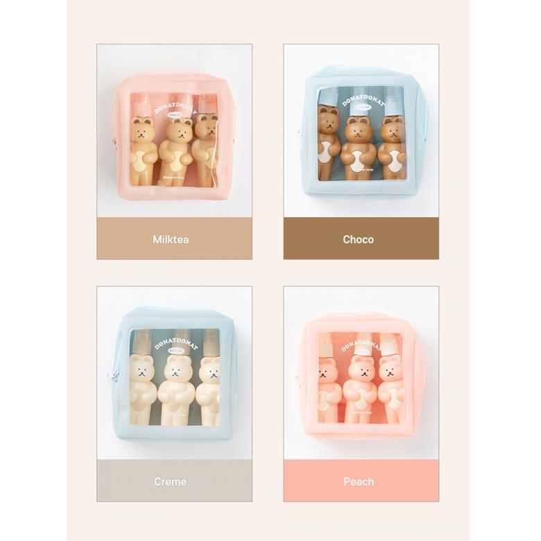 DONATDONAT Bear Travel Leeres Flaschenset 4-teilig