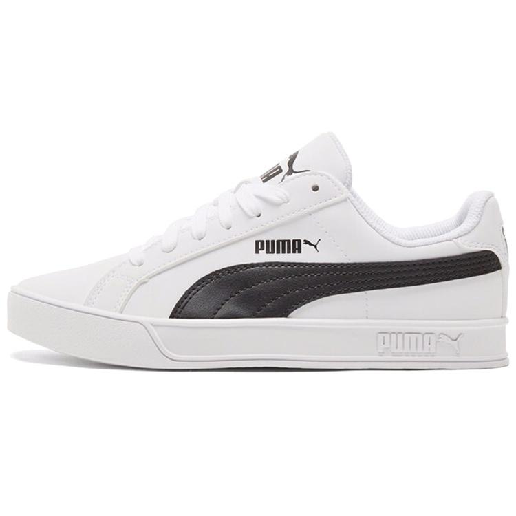 PUMA Smash Vulc White Black Men s 359622-05 EU 35.5