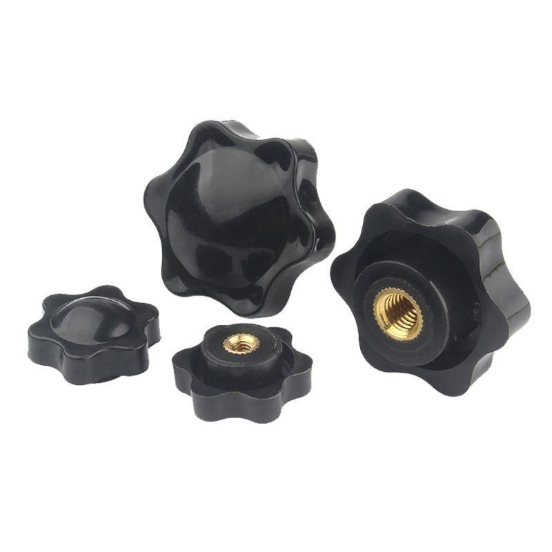 10 Pieces Plastic Shaped for Head Knob Replacement Female Thread Clamping Knob Hand Grip Easy to U
