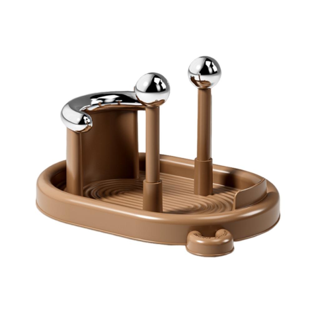 Removable Cookware Storage Rack Vertical Spatula Holder Kitchen Accessories коричневый