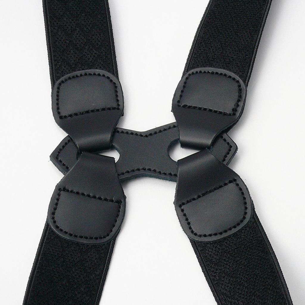 [Peace Workshop] Holster Suspenders for Men, Philip, Made In Japan, 30mm Width, Black