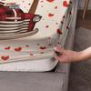 3pcs Happy Valentine's Day Red Love Tree Car Printed Chipless Bed Sheet Set Multi Size Bedroom Cover Decoration