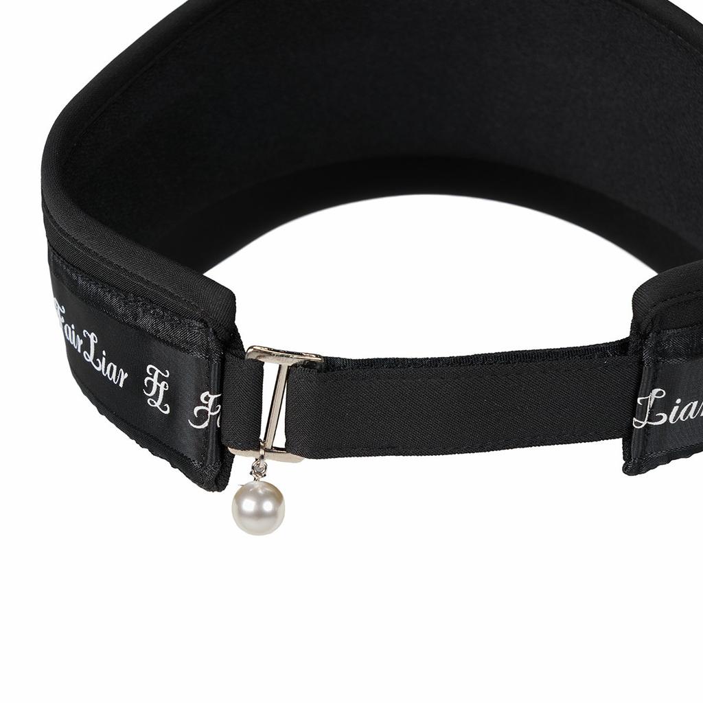 FAIRLIAR GOLF Kongjinju Logo Tape Visor (Black)