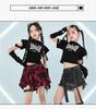 Girls' Trendy Street Jazz Dance Performance Costume for Kids