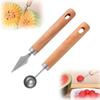 Stainless Steel Watermelon Cutter And Fruit Slicer Tool - 3-In-1 Melon Baller Fruit Carving Knife & Scooper For Home Kitchen