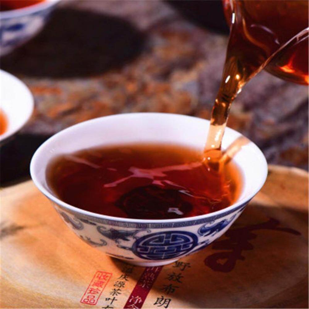 Golden Bud Palace Ripe Pu-erh Tea 357g Yunnan Brown Wild Natural Energy Drink