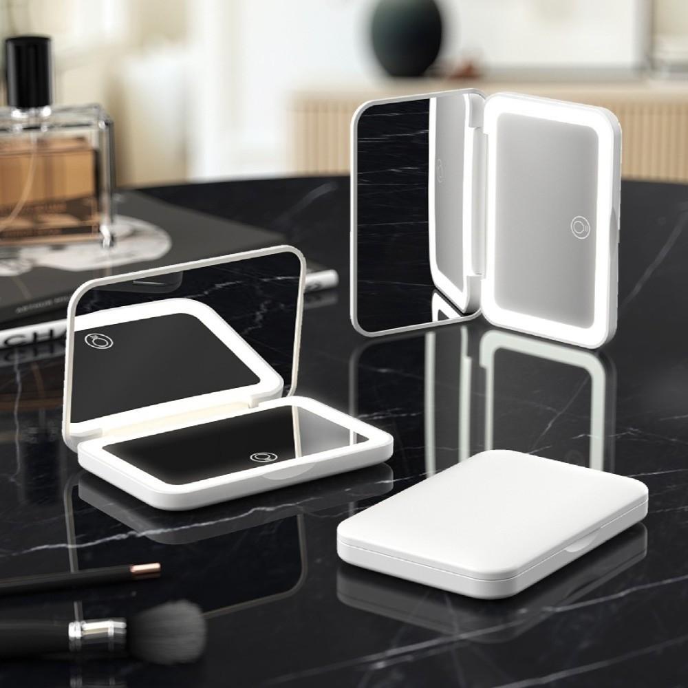 Portable Folding Makeup Mirror Mini Cosmetic Mirror Compact Aesthetic Vanity Mirrors  Makeup Tool