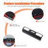 Garniture de sortie d'air de console centrale noir mat pour Toyota FJ Cruiser 2007-