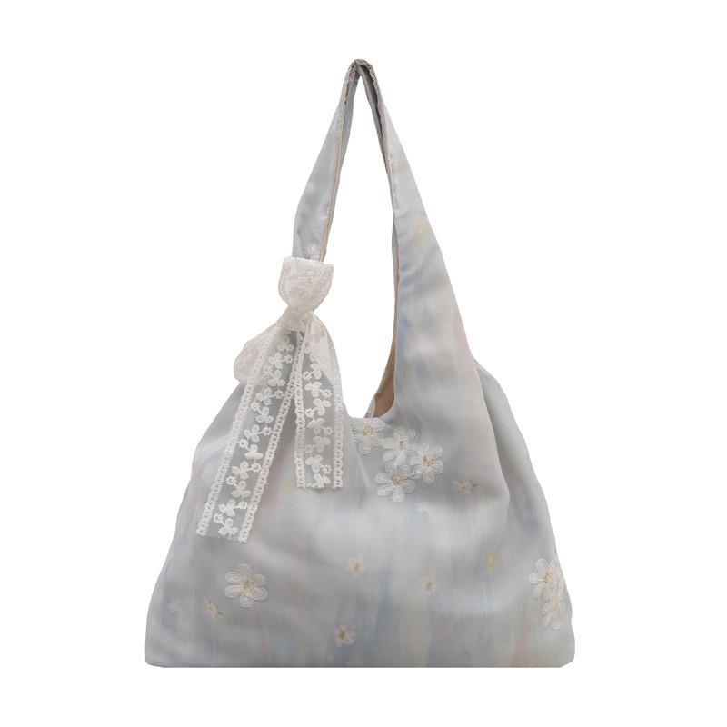 Elegant Embroidery Bag With Nylon Material For Daily Casual Use