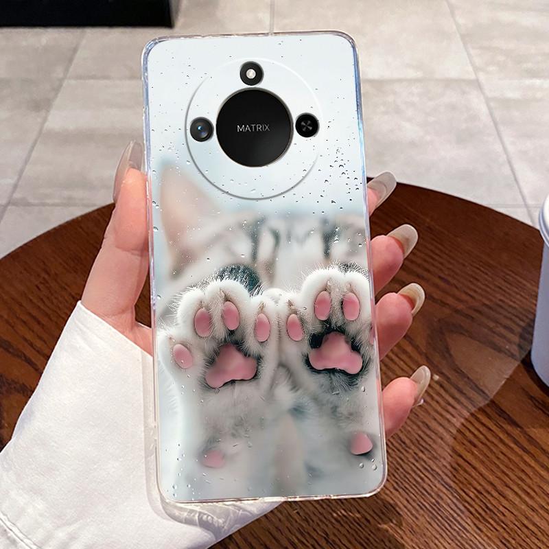 Casing For Honor X9c Smart 5G Luxury Dragon Cute Cool Boys Girls Phone Case Back Cover Honor X9cSmart Transparent Soft TPU Shell