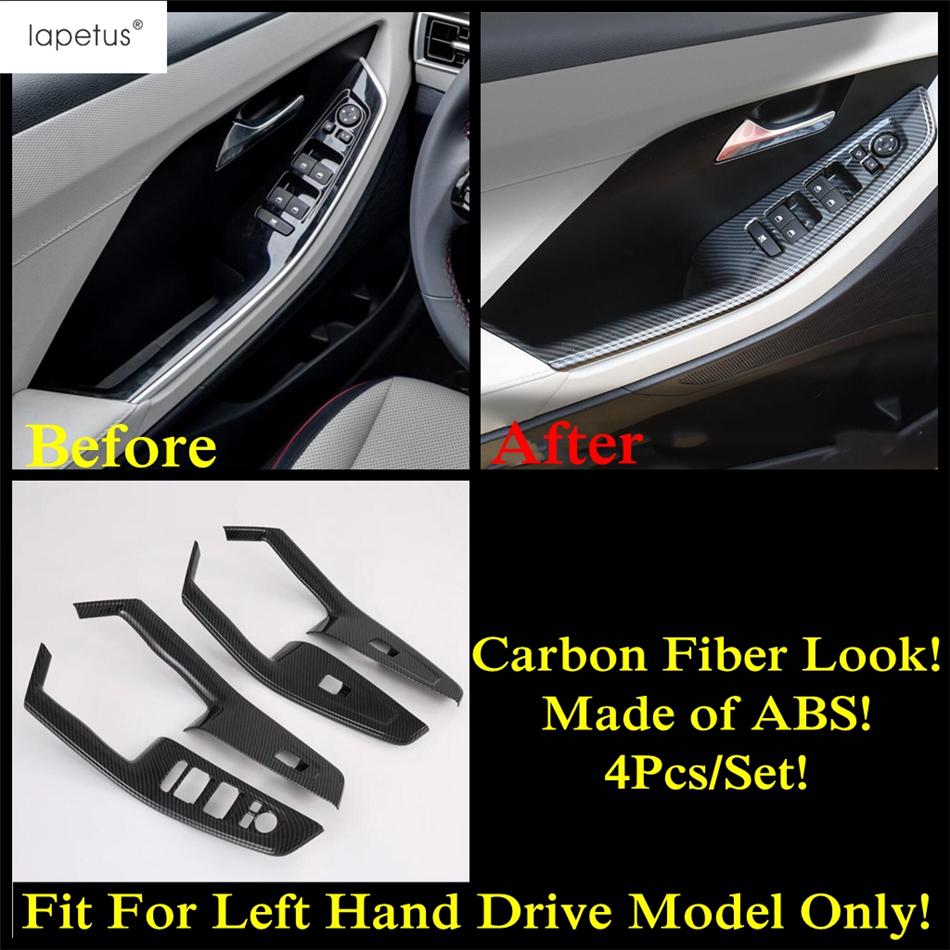 Interior For Hyundai Creta  - Head Lamp Window Lift Steering Wheel Gear Shift AC Air Cover Trim Carbon Fiber Accessories