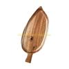 92MF Wood Leaf Shaped Large Tray for Afternoon Teas Sushi Serving Plate Dessert Presentation Platter Kitchen Tableware