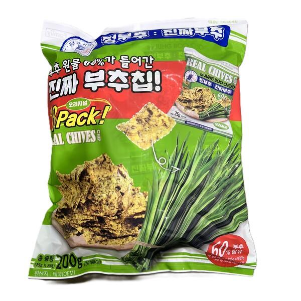 Jeong Buchu Real Leek Chips Crispy Snack 200g One thing