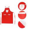 Kitchen Aprons Waitress Apron Santa Apron Cooking Aprons Christmas Apron Party Favors for Coffee Shop Restaurant