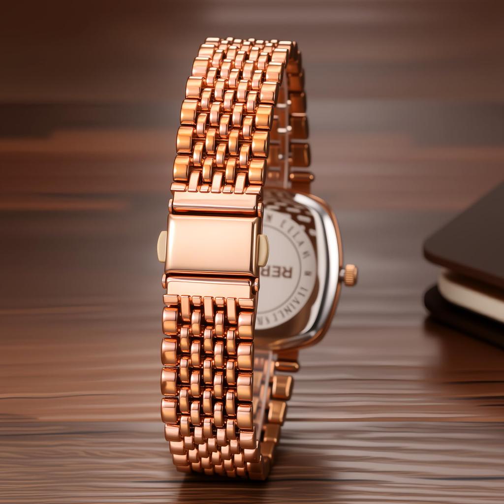 Women's Watch Square Stainless Steel Band Waterproof Cute Fashion Analog Display Adjustable Length Quartz Watch Fashion Accessory - Birthday