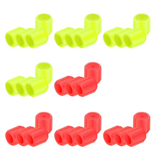 Glowing Car Tire Valve Caps Waterproof Glow In The Dark Tire Lights Night Safety Light Universal Bicycle Stem Covers for Car Truck SUV Motorcycle