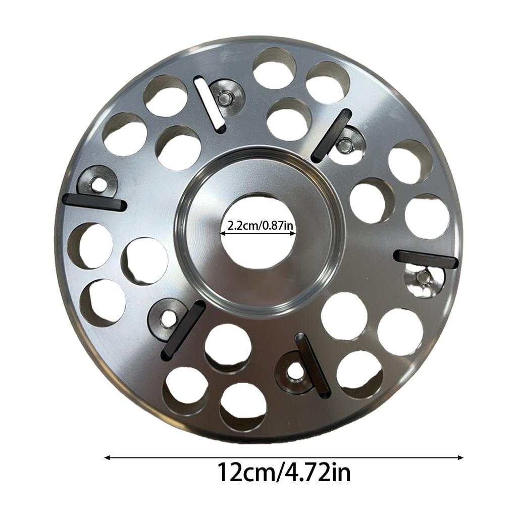 Professional 6 Blade Livestock Hoof Trimming Disc 120mm Alloy Cutting Wheel for Cattle Care & Farm Maintenance Tool