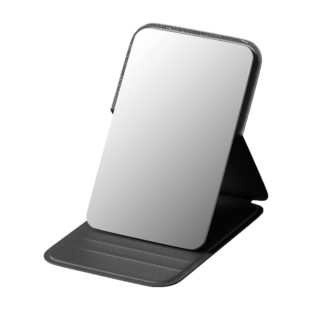 

Складной ручной настольный Рози Роза Увеличительный ручной Небьющийся Настольный Настольный Компактный Регулируемый Удобный Подходит для Зеркало для губной помады, Зеркало, чёрный