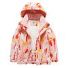 Children's Fashion Print Ski Suit Boys' And Girls' Thickened Waterproof Warm Ski Jacket