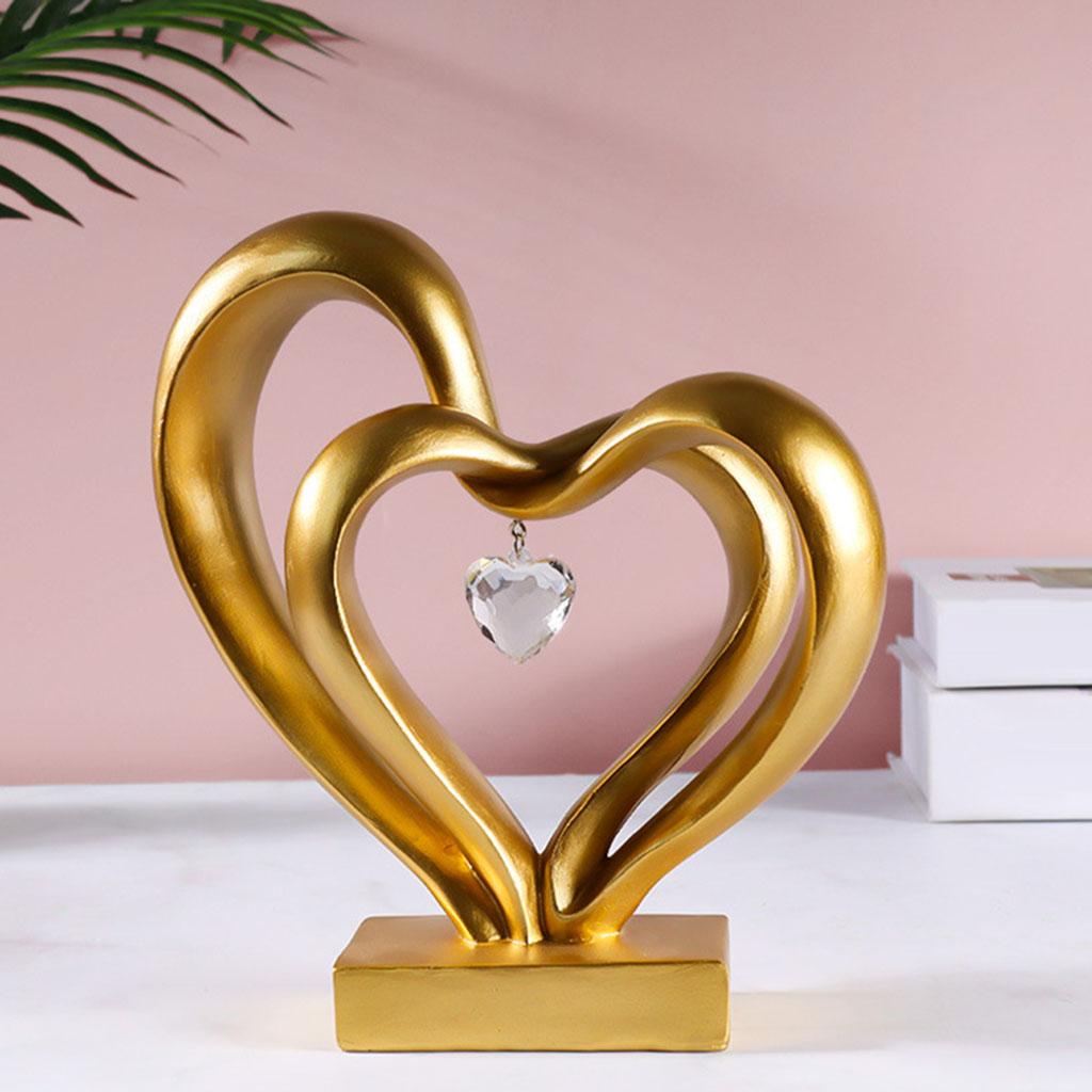Simple Resin Romantic Statue - Abstract Art Sculpture Figurine Home Decor for