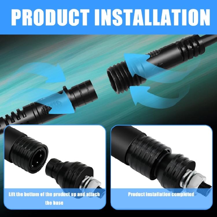 Festival LED Flagpole Lights Double LED Flagpole Lights Waterproof LED Flagpole Lights set for event & Businesses